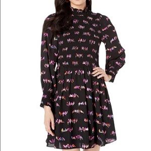 Kate Spade Love Birds Smocked Dress Sz 0